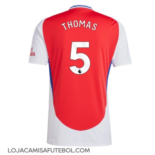 Camisa de Futebol Arsenal Thomas Partey #5 Equipamento Principal 2024-25 Manga Curta